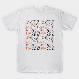 Cute Fall Leaves Pattern T-Shirt